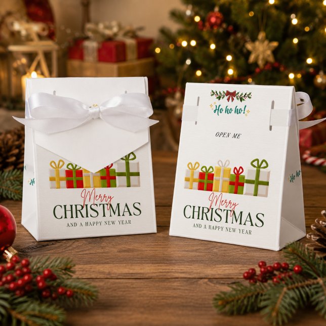 Ballotins Boîte de faveur de vacances de Noël joyeux (Créateur téléchargé)