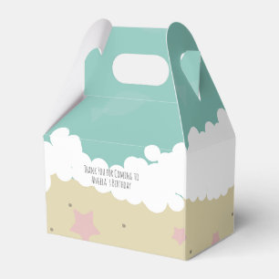 Ballotins Boîte de faveur de vagues de sable d'anniversaire 