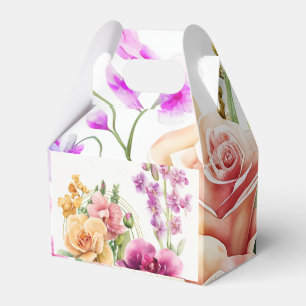 Ballotins Boîte de faveur d'explosion d'orchidée
