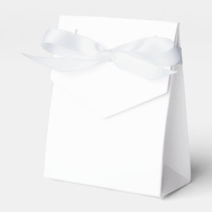 Ballotins Boîte de faveur en satin blanc Emballage cadeau