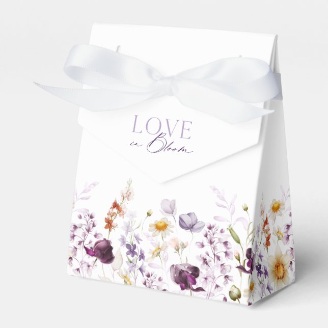 Ballotins Boîte de faveur florale Love in Bloom (Verso)