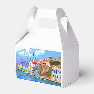 Ballotins Boîte de faveur Grèce Belle