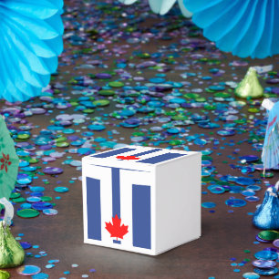 Ballotins Boîte de faveur patriotique avec drapeau de Toront