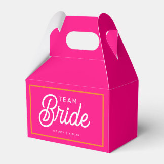 Ballotins Boîte de Faveur Personnalisée Équipe de Mariée Ros