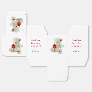Ballotins Boîte de faveur personnalisée Love Teddy
