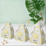 Ballotins Boîte de faveur Rose Jaune<br><div class="desc">boîte de faveur personnalisable</div>