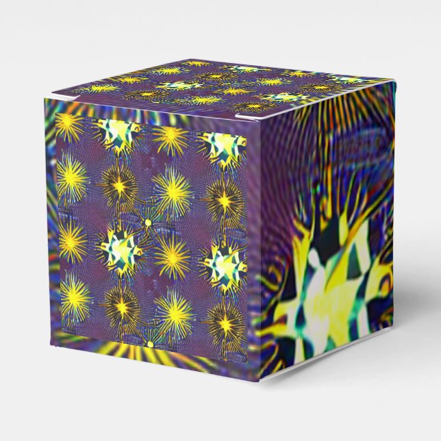 Ballotins Boîte de faveur Starburst (Verso)