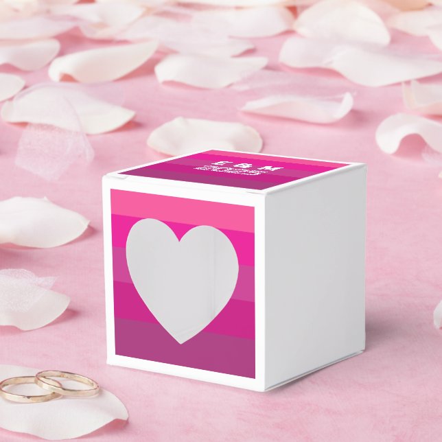 Ballotins Boîte de faveurs à monogrammes personnalisables et (Mariage)