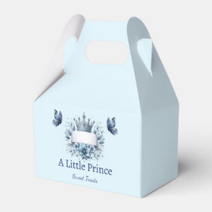 Ballotins Boîte de faveurs de bonbons bleus royaux Prince