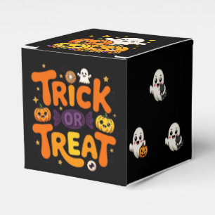 Ballotins Boîte de Faveurs de Halloween Fantôme Mignon pour