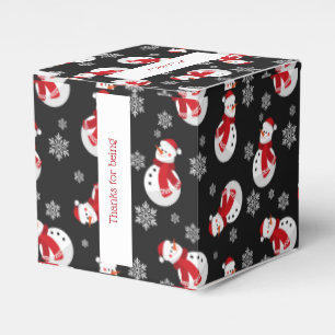 Ballotins Boîte de faveurs de Noël Snowy Delights Christmas