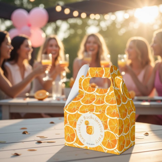 Ballotins Boîte de Faveurs de Tranche d'Orange Citron (Créateur téléchargé)