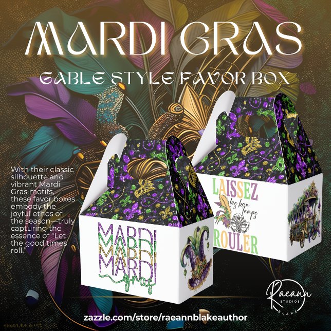 Ballotins Boîte de faveurs en forme de pignon de Mardi Gras (Créateur téléchargé)
