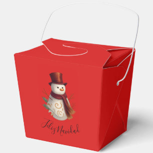 Ballotins Boîte de Faveurs Joyeux Noël - Feliz Navidad