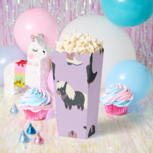 Ballotins Boîte de faveurs Poney et Bottes Cowgirl Lilas