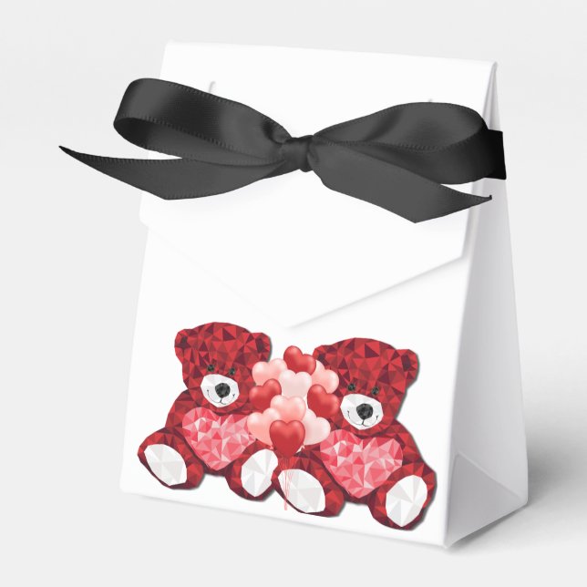 Ballotins Boîte de favoritisme de mariage (Verso)