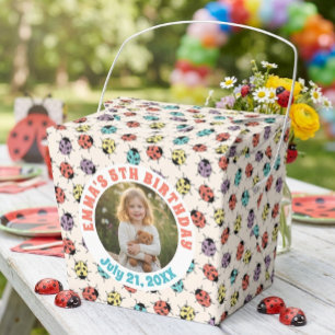 Ballotins Boîte de fête d'anniversaire personnalisée avec ph