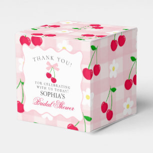 Ballotins Boîte de Fête de Mariage Rose Douce Cerise Coquett