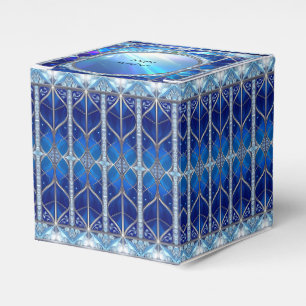 Ballotins Boîte de Fête Décorative Bleue