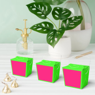 Ballotins Boîte de fête Néon Vert et Néon Rose – Personnalis