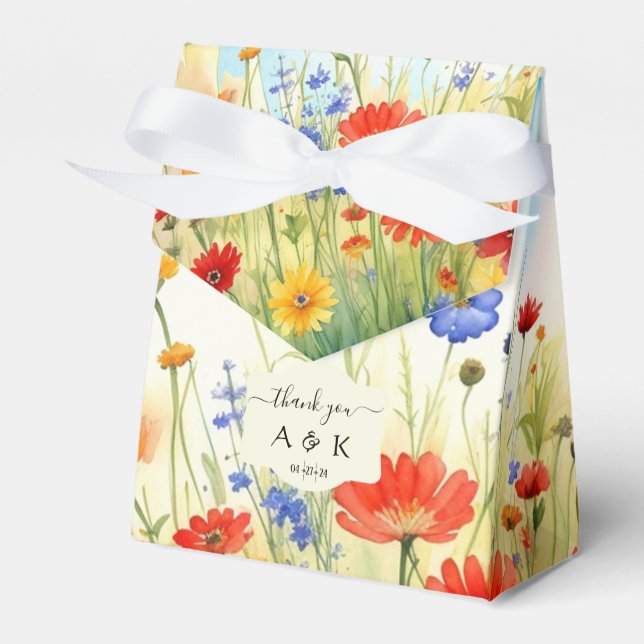 Ballotins Boîte de fleurs sauvages de prairie printanière (Verso)
