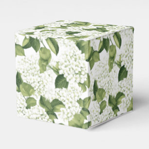 Ballotins Boîte de friandises à motif d'hortensia pour fête