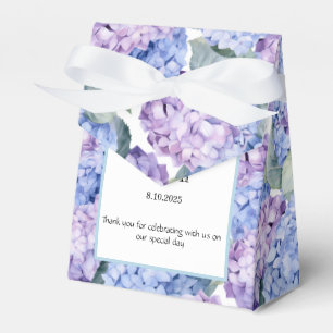 Ballotins Boîte de friandises à motif d'hortensia pour fête