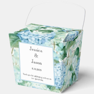 Ballotins Boîte de friandises à motif d'hortensia pour fête