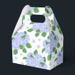 Ballotins Boîte de friandises à motif d'hortensia pour fête<br><div class="desc">La boîte de cadeaux de fête est illustrée d'une impression florale d'hortensia.</div>