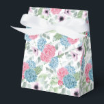 Ballotins Boîte de friandises à motif d'hortensia pour fête<br><div class="desc">La boîte de faveur de fête est présentée avec une impression florale d'hortensia. 
Personnalisez cet article ou achetez-le tel quel.
Conseil : il suffit d'ajouter vos excellentes friandises et un ruban festif.</div>