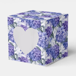 Ballotins Boîte de friandises à motif d'hortensia pour fête