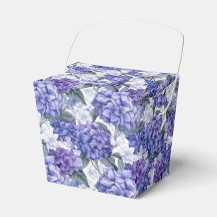 Ballotins Boîte de friandises à motif d'hortensia pour fête