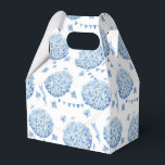 Ballotins Boîte de friandises à motif d'hortensia pour fête<br><div class="desc">La boîte de cadeaux de fête est illustrée d'une impression florale d'hortensia.</div>