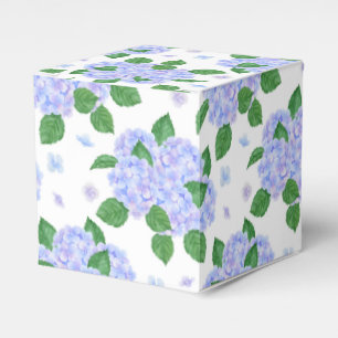 Ballotins Boîte de friandises à motif d'hortensia pour fête