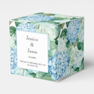Ballotins Boîte de friandises à motif d'hortensia pour fête