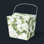 Ballotins Boîte de friandises à motif d'hydrangea pour fête<br><div class="desc">La boîte de faveurs de fête est présentée avec une impression florale d'hydrangea blanc. 
Personnalisez cet article ou achetez-le tel quel.
Conseil : il suffit d'ajouter vos excellentes friandises et un ruban de fête.



Image sous licence</div>