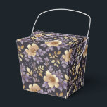 Ballotins Boîte de friandises à motif floral<br><div class="desc">La boîte de friandises pour la fête est présentée avec une belle impression florale multicolore violette.
Personnalisez cet article ou achetez-le tel quel.
Conseil : il suffit d'ajouter vos excellentes friandises et un ruban de fête.



Image sous licence</div>