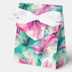 Ballotins Boîte de friandises à motif floral pour fête