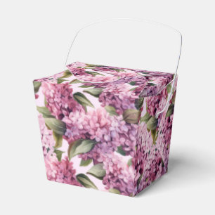 Ballotins Boîte de friandises à motif lilas pour fête