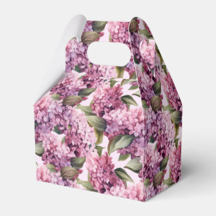 Ballotins Boîte de friandises à motif lilas pour fête