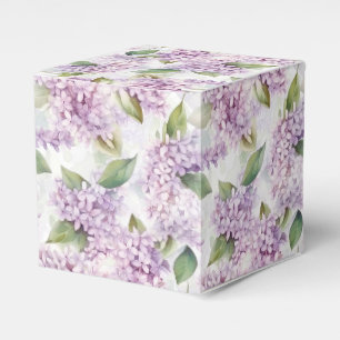 Ballotins Boîte de friandises à motif lilas pour fête