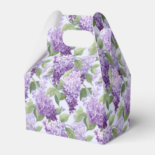 Ballotins Boîte de friandises à motif lilas pour fête