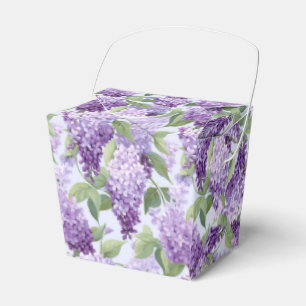 Ballotins Boîte de friandises à motif lilas pour fête