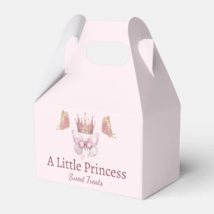 Ballotins Boîte de friandises Couronne Royale Rose Princesse