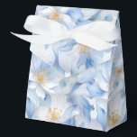 Ballotins Boîte de friandises de fête à motif floral<br><div class="desc">La boîte de faveur de fête est présentée avec une belle impression florale de grandes fleurs bleues. 
Personnalisez cet article ou achetez-le tel quel.
Conseil : il suffit d'ajouter vos excellentes friandises et d'ajouter un ruban de fête.



Image sous licence</div>