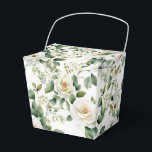 Ballotins Boîte de friandises Floral Favor<br><div class="desc">La boîte de friandises de faveur de fête est présentée avec une belle impression florale de rose blanche. 
Personnalisez cet article ou achetez-le tel quel.
Conseil : Ajoutez simplement vos excellentes friandises et un ruban de fête.



Image sous licence</div>