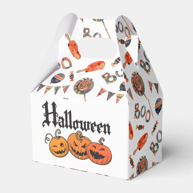 Ballotins Boîte de friandises Halloween (Verso)