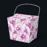 Ballotins Boîte de friandises Orchidées Party<br><div class="desc">La boîte de faveur de fête est présentée avec une belle impression florale d'orchidées violettes. 
Personnalisez cet article ou achetez-le tel quel.
Conseil : Ajoutez simplement vos excellentes friandises et un ruban de fête.



Image sous licence</div>