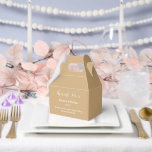 Ballotins Boîte de friandises pour fête<br><div class="desc">La boîte de faveur de fête est montrée dans une couleur de brindille.
Personnalisez cet article et changez le texte d'exemple pour le vôtre.
Conseil : Ajoutez simplement vos excellentes friandises et ajoutez un ruban festif.</div>