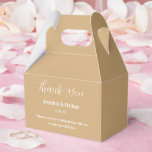 Ballotins Boîte de friandises pour fête<br><div class="desc">La boîte de faveur de fête est montrée dans une couleur de brindille.
Personnalisez cet article et changez le texte d'exemple pour le vôtre.
Conseil : Ajoutez simplement vos excellentes friandises et un ruban festif.</div>